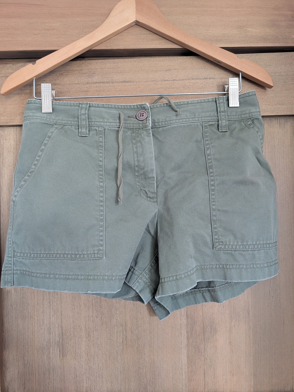 J. Crew Olive Green Utility Drawstring Shorts